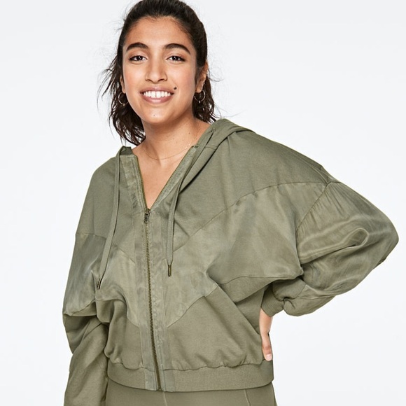 PINK Victoria's Secret Tops - 4. PINK Victoria's Secret Olive Green Hoodie 🐣